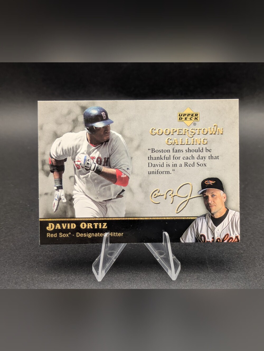 2007 Upper Deck Cooperstown Calling David Ortiz Insert #CC-DO Red Sox Hall Fame